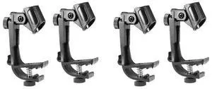 4PCS Adjustable Mic Clip On Drum Rim Shockproof Mount Microphone Mic Clamp Stand Holder On Drum Microphone Clip 4PCS Adjustable Mic Clip On Drum Rim Shockproof Mount Microphone Mic Clamp Stand Holder On Drum Microphone Clip