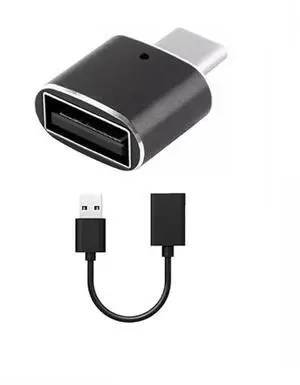Mini Horizontal Plug CarPlay Box Android 2-in-1 Adapter for Car Connectivity, with Extension Cable + Adapter Mini Horizontal Plug CarPlay Box Android 2-in-1 Adapter for Car Connectivity, with Extension Cable + Adapter