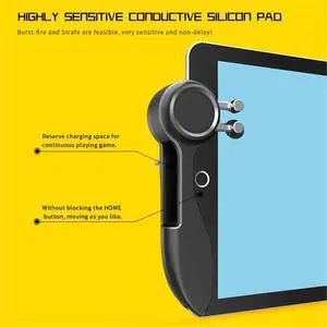 6 Fingers Tablet Gaming Button Triggers Gamepad for Mobile Controller L1R1 Fire Aim Joystick Sensitive Touchpad 6 Fingers Tablet Gaming Button Triggers Gamepad for Mobile Controller L1R1 Fire Aim Joystick Sensitive Touchpad