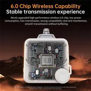 Bluetooth 6.0 Audio Receiver Transmitter Color LCD Display 3.5mm AUX HIFI Music Airplane with Mic Bluetooth 6.0 Audio Receiver Transmitter Color LCD Display 3.5mm AUX HIFI Music Airplane with Mic