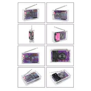 DIY FM Radio Kit 87-108MHz FM Circuit Board Construction Microcontroller DIY Electronics Project Soldering Practice Kit DIY FM Radio Kit 87-108MHz FM Circuit Board Construction Microcontroller DIY Electronics Project Soldering Practice Kit