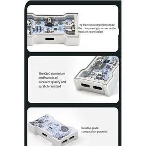 HM HUB-LITE Gaming Hub 8K Keyboard Dedicated Hub 1 to 3 with Power Supply Output 2 Type C 1 USBwith RGB Light HM HUB-LITE Gaming Hub 8K Keyboard Dedicated Hub 1 to 3 with Power Supply Output 2 Type C 1 USBwith RGB Light