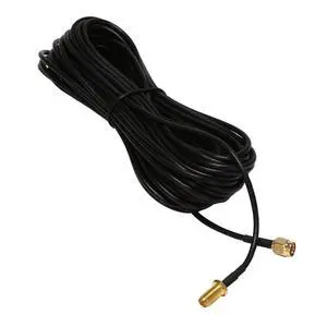 4X RP - SMA Male To Female Antenna Connector Extension Cable Black 10 M 4X RP - SMA Male To Female Antenna Connector Extension Cable Black 10 M