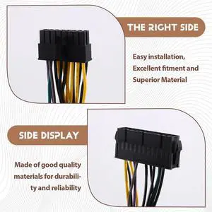 PSU ATX 24Pin to 16Pin Mainboard Power Supply Adapter Cable 18awg 30CM for Motherboard PSU ATX 24Pin to 16Pin Mainboard Power Supply Adapter Cable 18awg 30CM for Motherboard