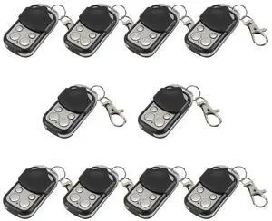 10 Pcs Garage Door Remote Control 433Mhz For Car Garage Door Gate Cloning Remote Control Key 10 Pcs Garage Door Remote Control 433Mhz For Car Garage Door Gate Cloning Remote Control Key
