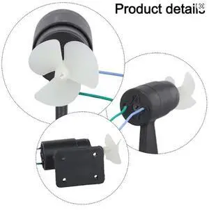 Underwater Propeller Ship Model Thruster Black Motor Motor Engine Bait Boat Model 12v DC Brushed Underwater Thruster Underwater Propeller Ship Model Thruster Black Motor Motor Engine Bait Boat Model 12v DC Brushed Underwater Thruster