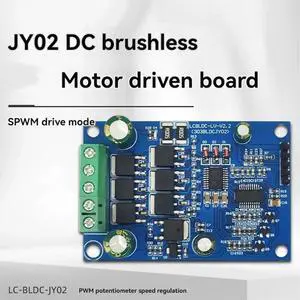 Motor Driver Board Module JY02 DC Brushless Hall Motor Driver Board SPWM Driving Mode 12-37V Input Module Motor Driver Board Module JY02 DC Brushless Hall Motor Driver Board SPWM Driving Mode 12-37V Input Module