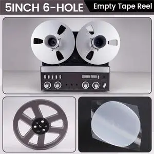7 Inch 6 Holes Sound Tape Empty Reel for ReVox Studer Recording Takeup Reel Replacement Opening Machine Part 7 Inch 6 Holes Sound Tape Empty Reel for ReVox Studer Recording Takeup Reel Replacement Opening Machine Part