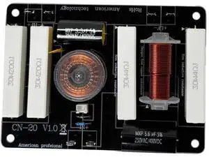 CN-20 2-Way Speaker Crossover 450W 3000Hz Audio Crossover For 8-12 Inch Speakers 25-44Mm Tweeter CN-20 2-Way Speaker Crossover 450W 3000Hz Audio Crossover For 8-12 Inch Speakers 25-44Mm Tweeter