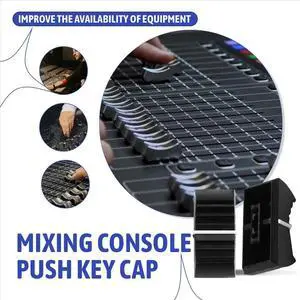 100Pcs Fader Knob Caps for Audio Equipment, DJ Equipment, and Mixing Consoles Slider Caps 100Pcs Fader Knob Caps for Audio Equipment, DJ Equipment, and Mixing Consoles Slider Caps