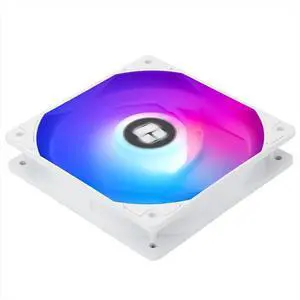 TL-C12CW-S Chassis Fan 12cm 4Pin PWM ARGB Colorful Fan (Turning in the Reverse Clockwise Stepping) White TL-C12CW-S Chassis Fan 12cm 4Pin PWM ARGB Colorful Fan (Turning in the Reverse Clockwise Stepping) White