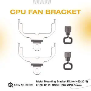 Metal Mounting Bracket Kit for Hydro H60(2018) H100I H115I RGB H100X CPU Cooler Mounting Holder for AM3 AM4 Metal Mounting Bracket Kit for Hydro H60(2018) H100I H115I RGB H100X CPU Cooler Mounting Holder for AM3 AM4
