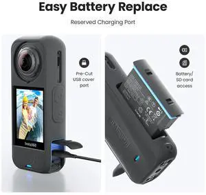 Full Body Protective Case for X4 Air Shockproof Dustproof Silicone Cover with Lens Cap Full Body Protective Case for X4 Air Shockproof Dustproof Silicone Cover with Lens Cap