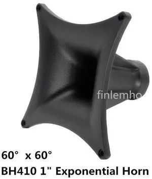 1PC Speaker Horn Tweeter Waveguide 1 Inch 60° x 60° Eminence BH410 Replacement For Home Theater Professional PA System 1PC Speaker Horn Tweeter Waveguide 1 Inch 60° x 60° Eminence BH410 Replacement For Home Theater Professional PA System
