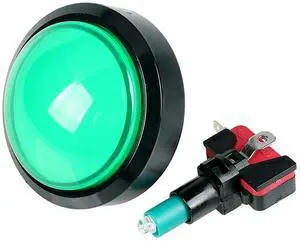 5X Buttons 60mm Dome 2.36 Inch LED Push Button with Micro-Switch for Machine Video Games Console 5X Buttons 60mm Dome 2.36 Inch LED Push Button with Micro-Switch for Machine Video Games Console