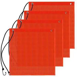 Safety Flag For Trucks Vinyl Coated Mesh Warning Flag 18X18inch Flag With Reinforced, Grommets For Jetski Trailer Safety Flag For Trucks Vinyl Coated Mesh Warning Flag 18X18inch Flag With Reinforced, Grommets For Jetski Trailer