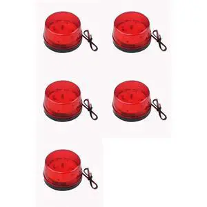 5X 12V Alarm Led Flashing Strobe Light For Home Security Alarm System Red 5X 12V Alarm Led Flashing Strobe Light For Home Security Alarm System Red