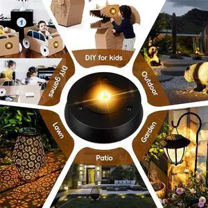 10 Pack Replacement Solar Light Parts(Top Size 2.76 Inches, Bottom Size 2.36 Inches),7 Lumens Warm White LED Waterproof 10 Pack Replacement Solar Light Parts(Top Size 2.76 Inches, Bottom Size 2.36 Inches),7 Lumens Warm White LED Waterproof