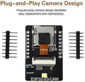 --CAM Bluetooth Development Board Visual Recognition Module Type C Support OV2640 OV3660 Camera --CAM Bluetooth Development Board Visual Recognition Module Type C Support OV2640 OV3660 Camera