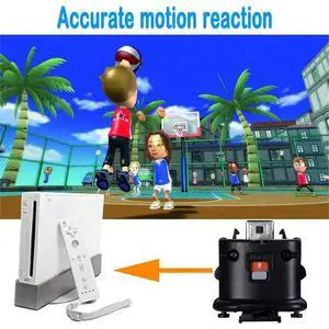 For Motion Plus Accelerator Adapter, 2 Packs Upgraded Motion Attachment for Remote Sensor Controller Black For Motion Plus Accelerator Adapter, 2 Packs Upgraded Motion Attachment for Remote Sensor Controller Black