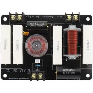 CN-20 2-Way Speaker Crossover 450W 3000Hz Treble Low Crossover For 8-12 Inch Speakers 25-44Mm Tweeter CN-20 2-Way Speaker Crossover 450W 3000Hz Treble Low Crossover For 8-12 Inch Speakers 25-44Mm Tweeter