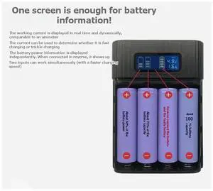 Charger Power Box LCD Digital Display 4x Holder Fast Charging Mobile Power Bank Box A Charger Power Box LCD Digital Display 4x Holder Fast Charging Mobile Power Bank Box A