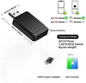 CarPlay Adapter Android Auto Adapter 2 in 1 for CarPlay Adapter Android Auto Adapter 2 in 1 for