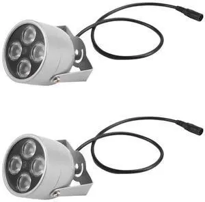 2X 4 Array Leds Infrared Waterproof Night Vision IR Illuminator Light Fill Light DC 12V For Security Camera 2X 4 Array Leds Infrared Waterproof Night Vision IR Illuminator Light Fill Light DC 12V For Security Camera