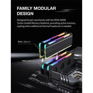 5V 3PIN ARGB RAM Heatsink DDR4 DDR5 Memory Heat Sink with Thermal Silicone Pad for Desktop Computer PC Memory Black 5V 3PIN ARGB RAM Heatsink DDR4 DDR5 Memory Heat Sink with Thermal Silicone Pad for Desktop Computer PC Memory Black