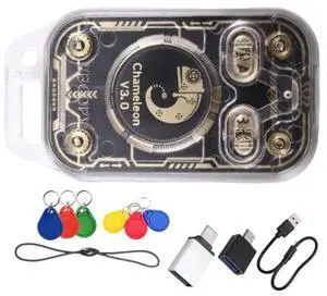 Chameleon V3.0 RFID Smart Chip Reader ID IC Tag Copyer Reader Writer Smart Card Emulator+3XUID/CUID Keychain Chameleon V3.0 RFID Smart Chip Reader ID IC Tag Copyer Reader Writer Smart Card Emulator+3XUID/CUID Keychain