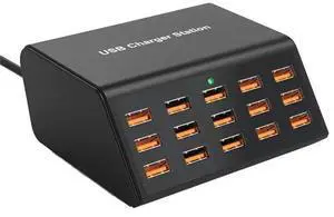 100W Desktop Universal USB 15 Ports USB Fast Charging Station For Ipad 15 14 13 Pro For EU Plug 100W Desktop Universal USB 15 Ports USB Fast Charging Station For Ipad 15 14 13 Pro For EU Plug