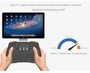 No Backlit 2.4GHz Mini Keyboard with Touchpad English Air Mouse Remote Control for Android TV Box PC No Backlit 2.4GHz Mini Keyboard with Touchpad English Air Mouse Remote Control for Android TV Box PC