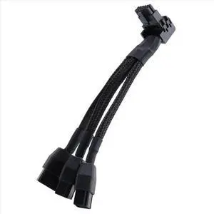 16Pin GPU Cable to 3X 8 Pin Pcie Extension - 16AWG PCIE 5.0 90 Degree Right Angle 16 Pin 12+4Pin Supply Adapter(Type B) 16Pin GPU Cable to 3X 8 Pin Pcie Extension - 16AWG PCIE 5.0 90 Degree Right Angle 16 Pin 12+4Pin Supply Adapter(Type B)