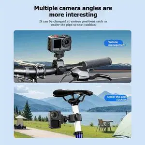 Handlebar Bike Mount for Action6 Nano Motorcycle Clamp Mount with Magnetic Quick Release Adapter Handlebar Bike Mount for Action6 Nano Motorcycle Clamp Mount with Magnetic Quick Release Adapter