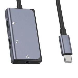 Type C Earphone Adapter for Phone PD60W Charge 3.5mm Audio Type C Earphone Adapter for Phone PD60W Charge 3.5mm Audio