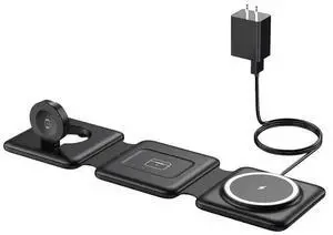 3 In 1 Foldable Magnetic Fast For Travel, -US Plug 3 In 1 Foldable Magnetic Fast For Travel, -US Plug