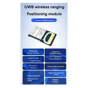 EWM550-7G9T10SP MK8000 UWB Module Ultra-Wideband Ranging Positioning CH5/CH9 UART SMD AT EWM550-7G9T10SP MK8000 UWB Module Ultra-Wideband Ranging Positioning CH5/CH9 UART SMD AT