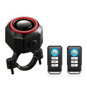 Bicycle Alarm Bike Rear Lamp Burglary Alarm Vibration Motion Sensor IP65 Waterproof Bicycle Alarm Bike Rear Lamp Burglary Alarm Vibration Motion Sensor IP65 Waterproof