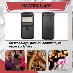 Breathalyzer High Precisions Tester with Voice Prompt Reusable Mouthpieces for Drivers Breathalyzer High Precisions Tester with Voice Prompt Reusable Mouthpieces for Drivers