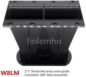 W8LM Line Array Speaker Tweeter Horn 2x1" Throat Treble Car HiFi Home Theater For 8 Inch Box Professional Audio Public Address W8LM Line Array Speaker Tweeter Horn 2x1" Throat Treble Car HiFi Home Theater For 8 Inch Box Professional Audio Public Address