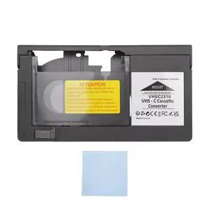 VHS-C Cassette Converter For JVC For RCA For Panasonic VHS To VHSC SVHS-C Cassette Adapter Not For 8Mm/Minidv/Hi8 Easy Inst VHS-C Cassette Converter For JVC For RCA For Panasonic VHS To VHSC SVHS-C Cassette Adapter Not For 8Mm/Minidv/Hi8 Easy Inst