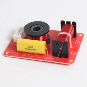 4X 130W Speaker Crossover 2 Way High-Low 8 Ohm Frequency Divider For 6 Inch Speaker 4X 130W Speaker Crossover 2 Way High-Low 8 Ohm Frequency Divider For 6 Inch Speaker