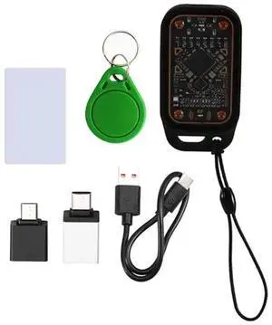 Chameleon V3.0 RFID Smart Chip Reader Copyer With 1 UID Keychain+1 CUID White Card ID IC Reader Tag Copyer Chameleon V3.0 RFID Smart Chip Reader Copyer With 1 UID Keychain+1 CUID White Card ID IC Reader Tag Copyer