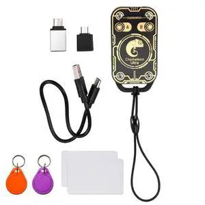 Chameleon Ultra V3.0 RFID Smart Card Emulator Read Writer 125Khz 13.56Mhz ID IC Tag Copyer+2XUID Keychain/CUID C Chameleon Ultra V3.0 RFID Smart Card Emulator Read Writer 125Khz 13.56Mhz ID IC Tag Copyer+2XUID Keychain/CUID C