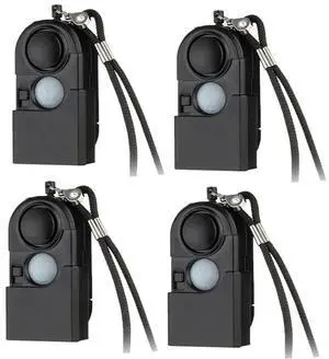 4Pcs Mini Motion Detector Alarm 120DB Siren SOS LED Light Security For Travel Home Kids Safe Personal Alarm 4Pcs Mini Motion Detector Alarm 120DB Siren SOS LED Light Security For Travel Home Kids Safe Personal Alarm