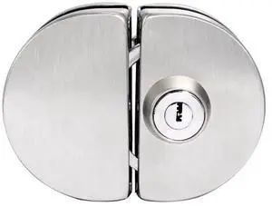 For 1/2 Inch Glass, 10Mm To 12Mm, Stainless Steel Double Bolt Rotary Sliding Access Control Office Glass Door Lock For 1/2 Inch Glass, 10Mm To 12Mm, Stainless Steel Double Bolt Rotary Sliding Access Control Office Glass Door Lock