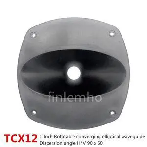 2PC DJ Speaker Tweeter Horn Elliptical Waveguide 195*195mm 1" Throat For Home Theater Professional Audio Mixer Public Address 2PC DJ Speaker Tweeter Horn Elliptical Waveguide 195*195mm 1" Throat For Home Theater Professional Audio Mixer Public Address