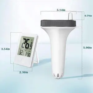 Swimming Pool Thermometer Floating Easy Read, Digital Pool Thermometer for Swimming Pools,,Small Ponds,Aquariums Swimming Pool Thermometer Floating Easy Read, Digital Pool Thermometer for Swimming Pools,,Small Ponds,Aquariums