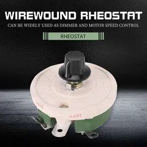 100W 100 Ohm Ceramic Wirewound Potentiometer Rotary Resistor Rheostat 100W 100 Ohm Ceramic Wirewound Potentiometer Rotary Resistor Rheostat