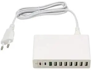 For USB Station 65W 10 Port Desktop Fast Charging Solution For Smart Phones Tablets Laptops For Multiple Devices For USB Station 65W 10 Port Desktop Fast Charging Solution For Smart Phones Tablets Laptops For Multiple Devices